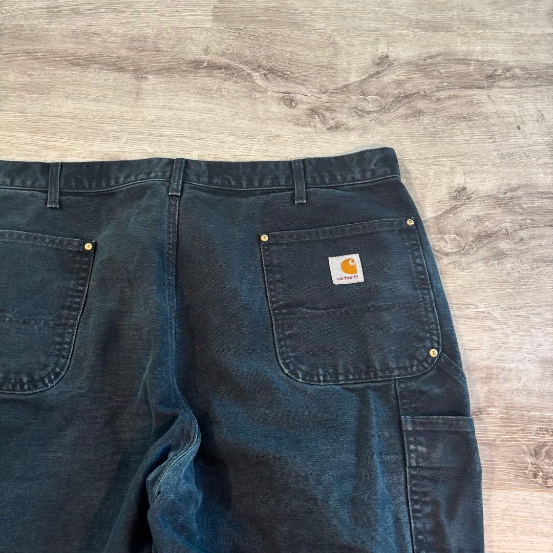 【極太シルエットCarhartt B01 USA製 UFCWタグダブルニー564