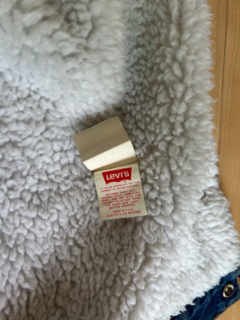 LEVI'S AUTHENTIC デニムボアジャケット サイズ42
