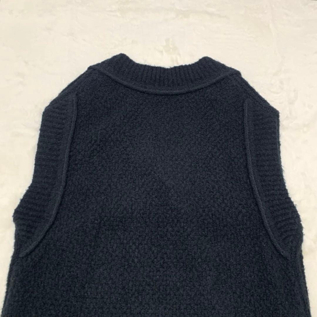 Kosami様 Curensology レリーフジャガードニットベスト 金ボタン