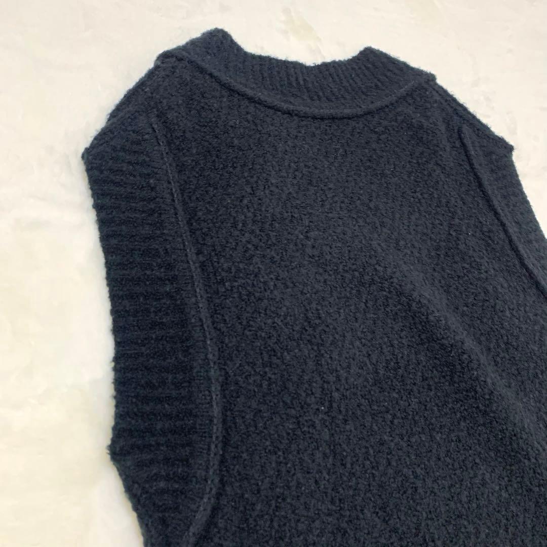 Kosami様 Curensology レリーフジャガードニットベスト 金ボタン