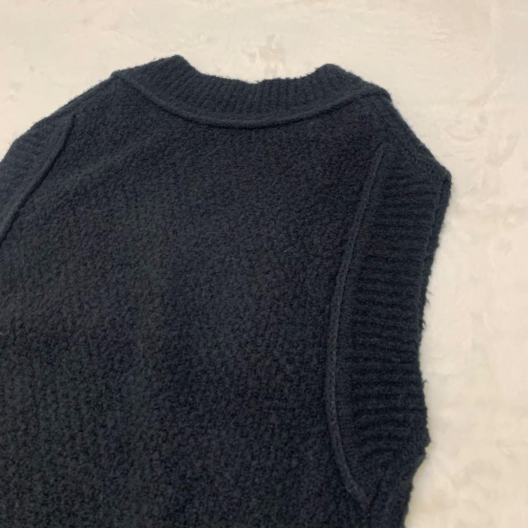 Kosami様 Curensology レリーフジャガードニットベスト 金ボタン