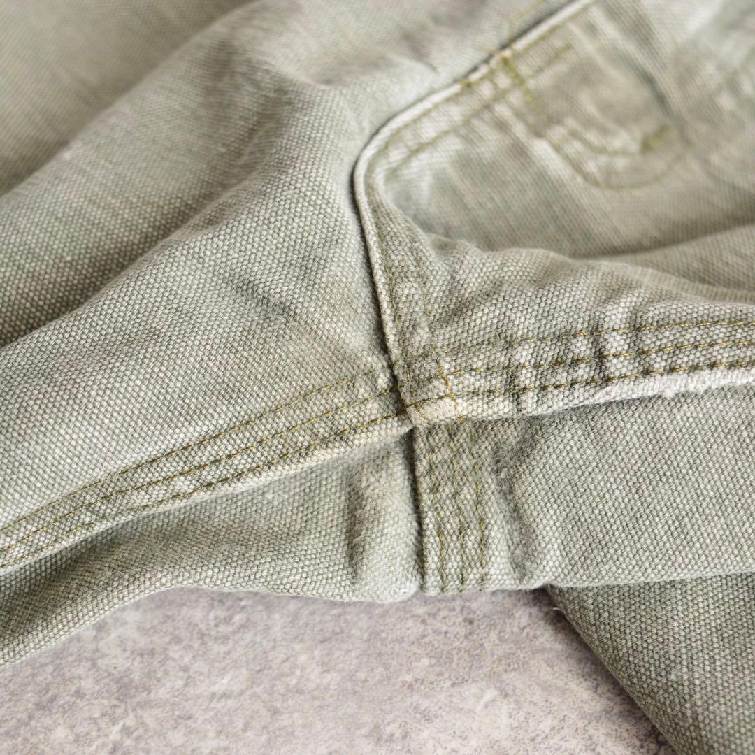 00s カーハート W36 ダック ワークパンツ ペインター フェード 襤褸