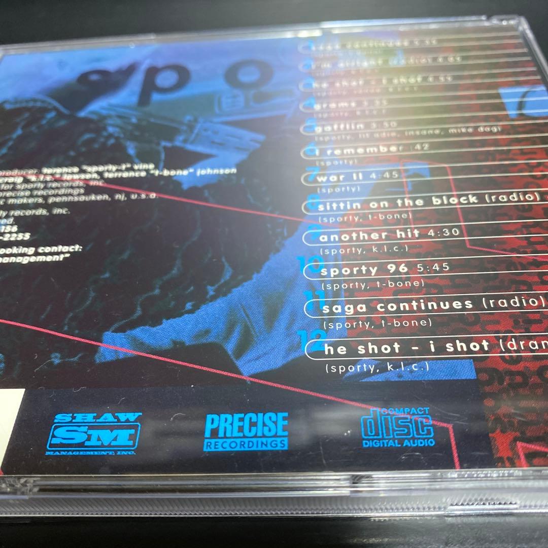 洋楽 SPORTY-T/THE SAGA CONTINUES/G-RAP