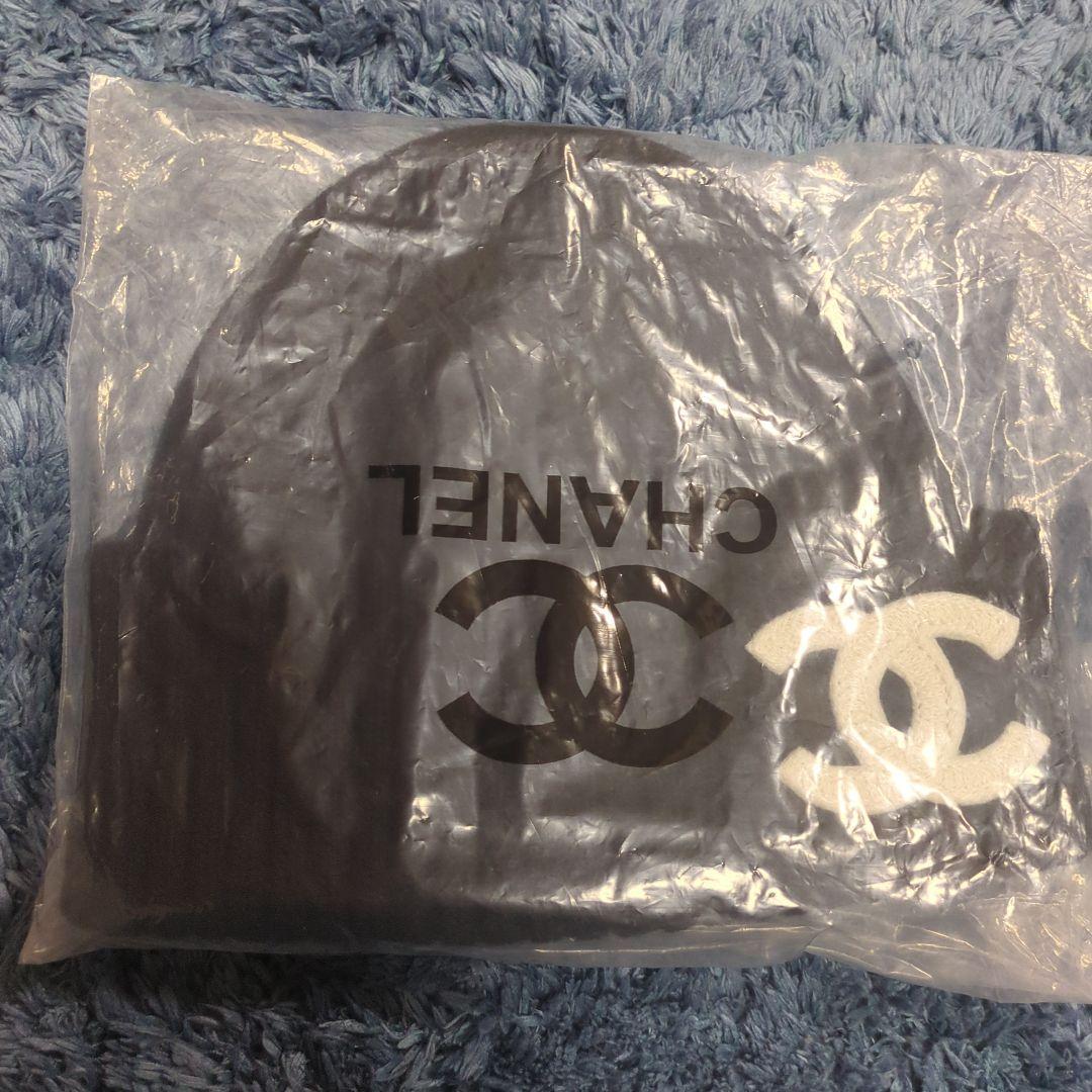 【人気商品❤】CHANEL 黒 ニット帽　ベーニー　タグ付き