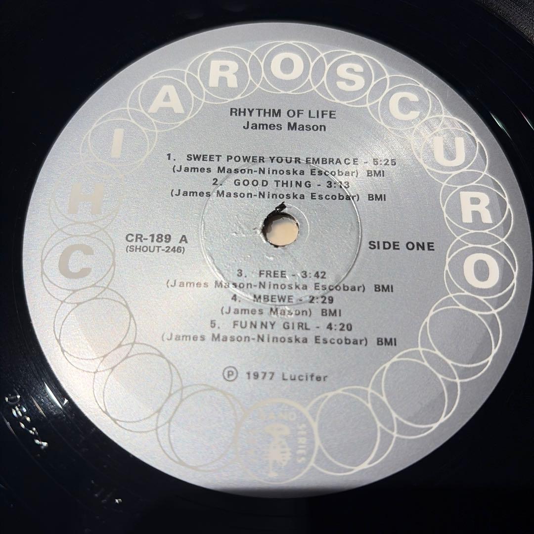[レコード] James Mason Rhythm of Life LP