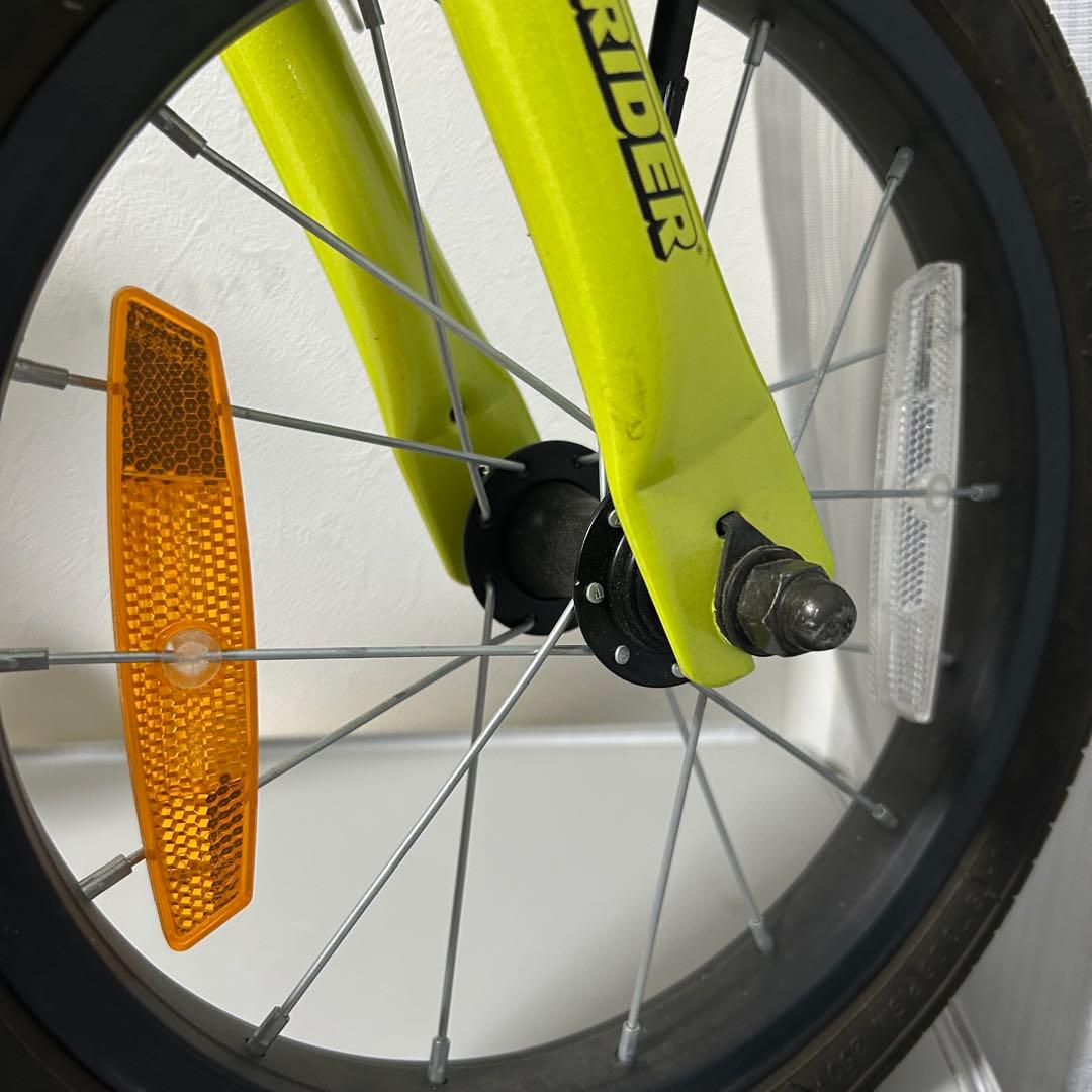 【業者検品済み】STRIDER 14X バランスバイク イエロー　キッズバイク