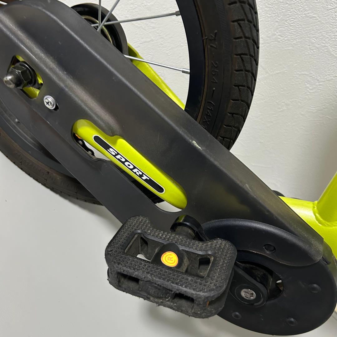 【業者検品済み】STRIDER 14X バランスバイク イエロー　キッズバイク