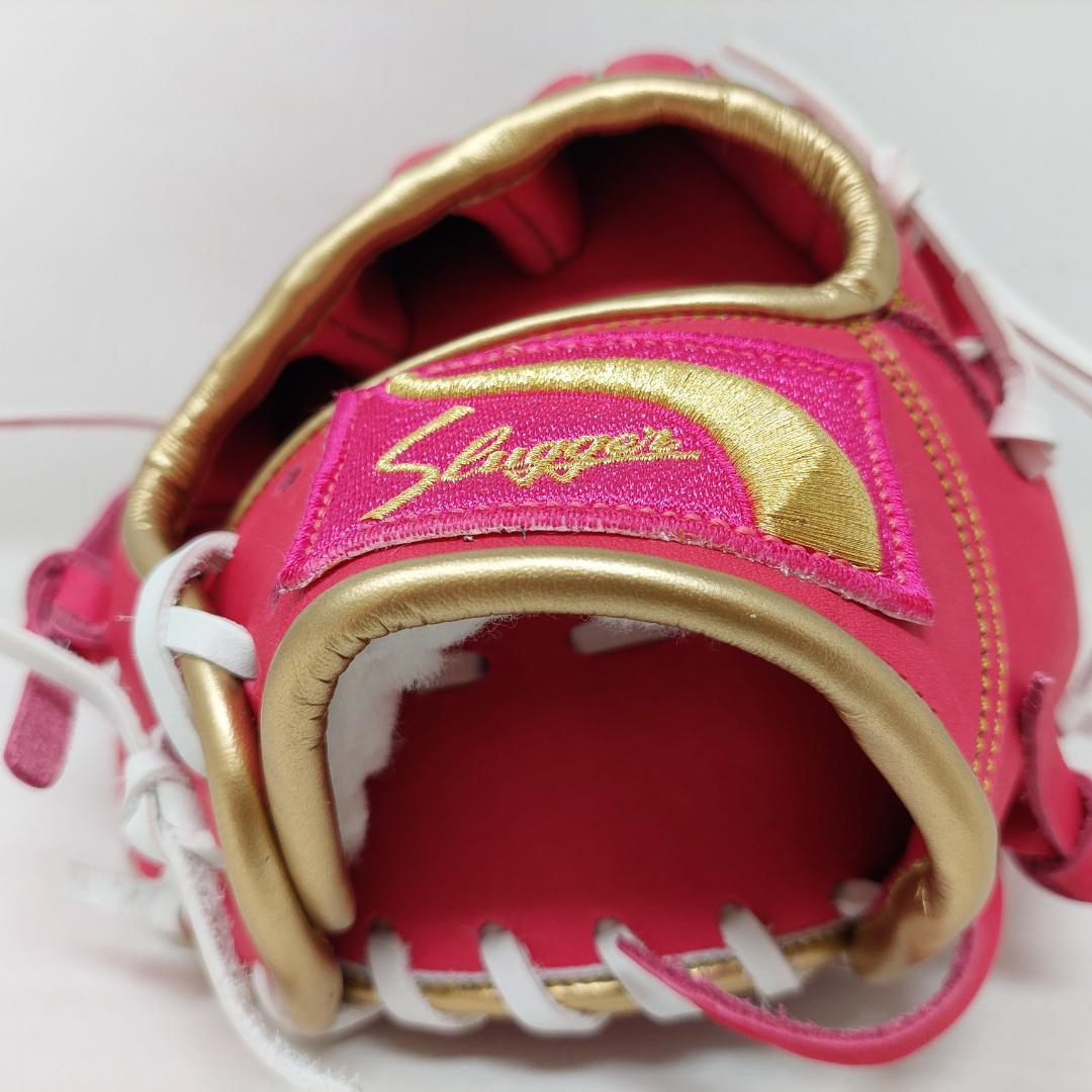 久保田スラッガー 少年軟式オーダーグラブ ピンク J4型 右投げ