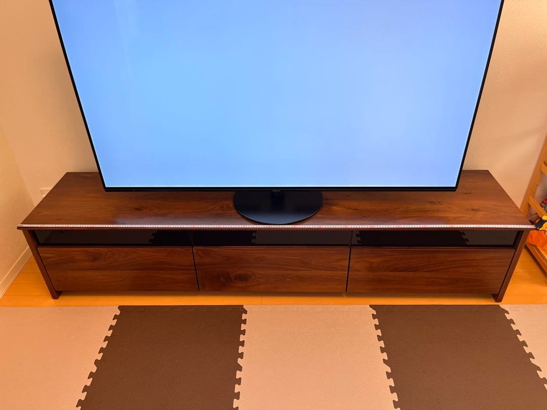 レンジⅡ　テレビボード ウォールナット　200cm 送料込み