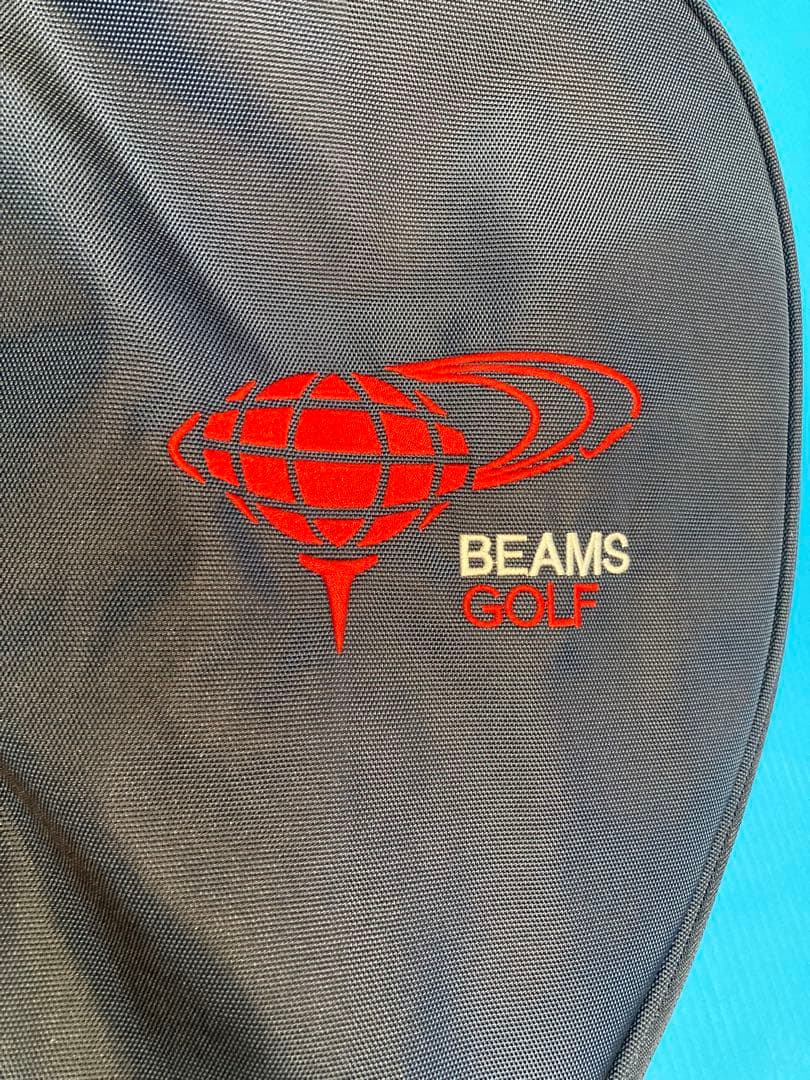 【超美品≒新品】BEAMS GOLF／ビームスゴルフ　クラブケース 色：紺×赤