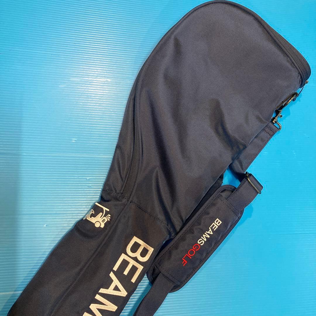 【超美品≒新品】BEAMS GOLF／ビームスゴルフ　クラブケース 色：紺×赤
