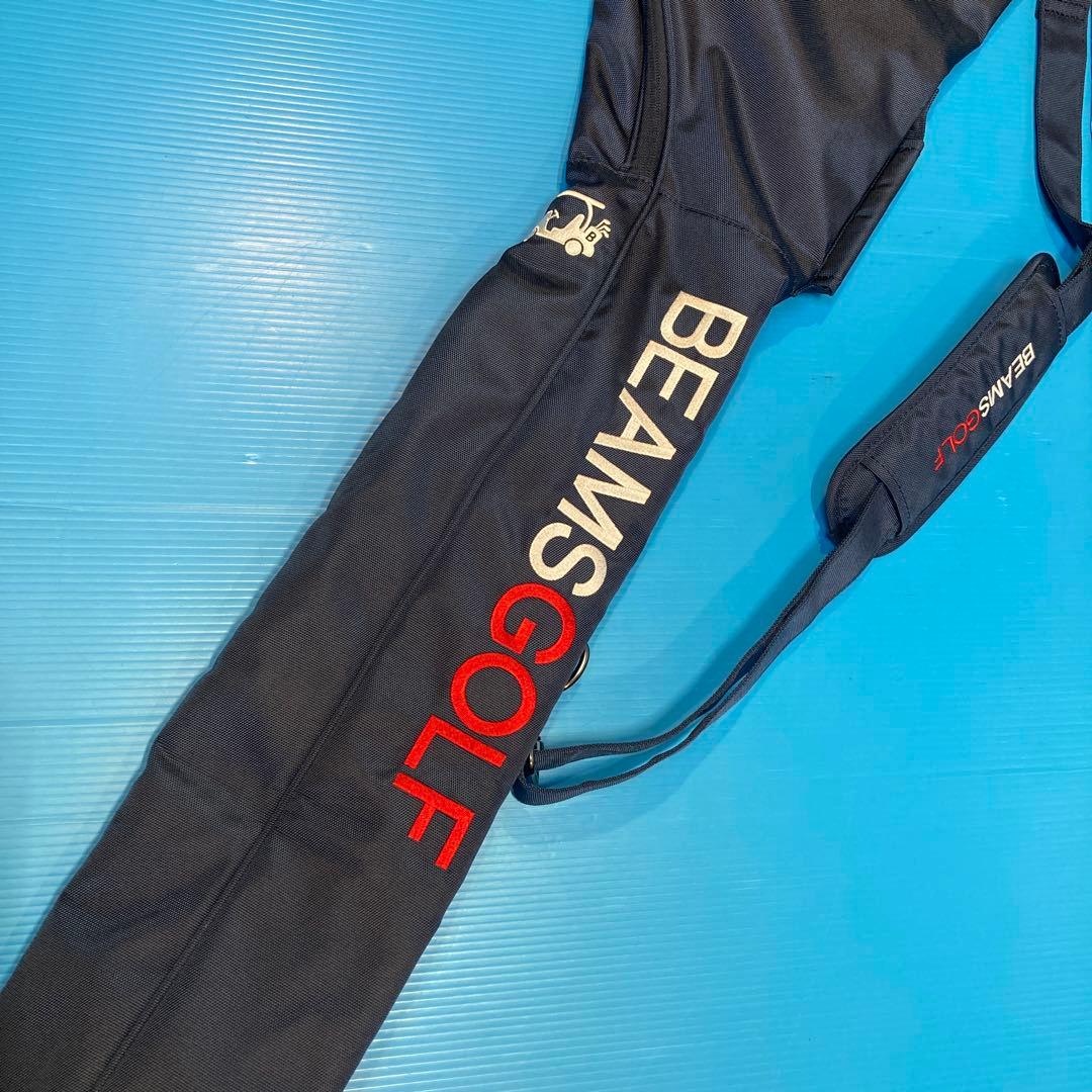 【超美品≒新品】BEAMS GOLF／ビームスゴルフ　クラブケース 色：紺×赤