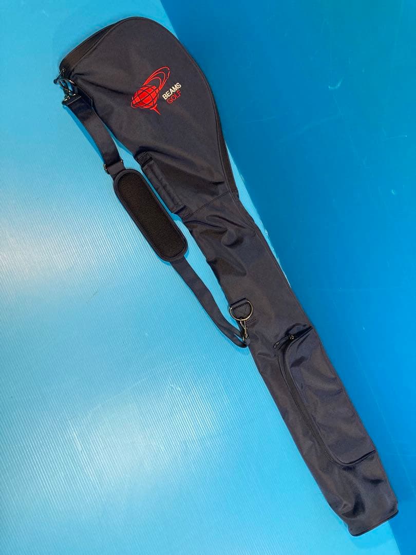 【超美品≒新品】BEAMS GOLF／ビームスゴルフ　クラブケース 色：紺×赤