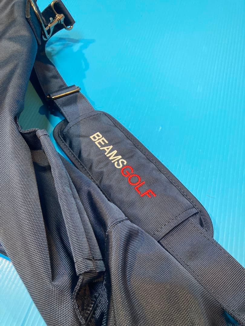 【超美品≒新品】BEAMS GOLF／ビームスゴルフ　クラブケース 色：紺×赤