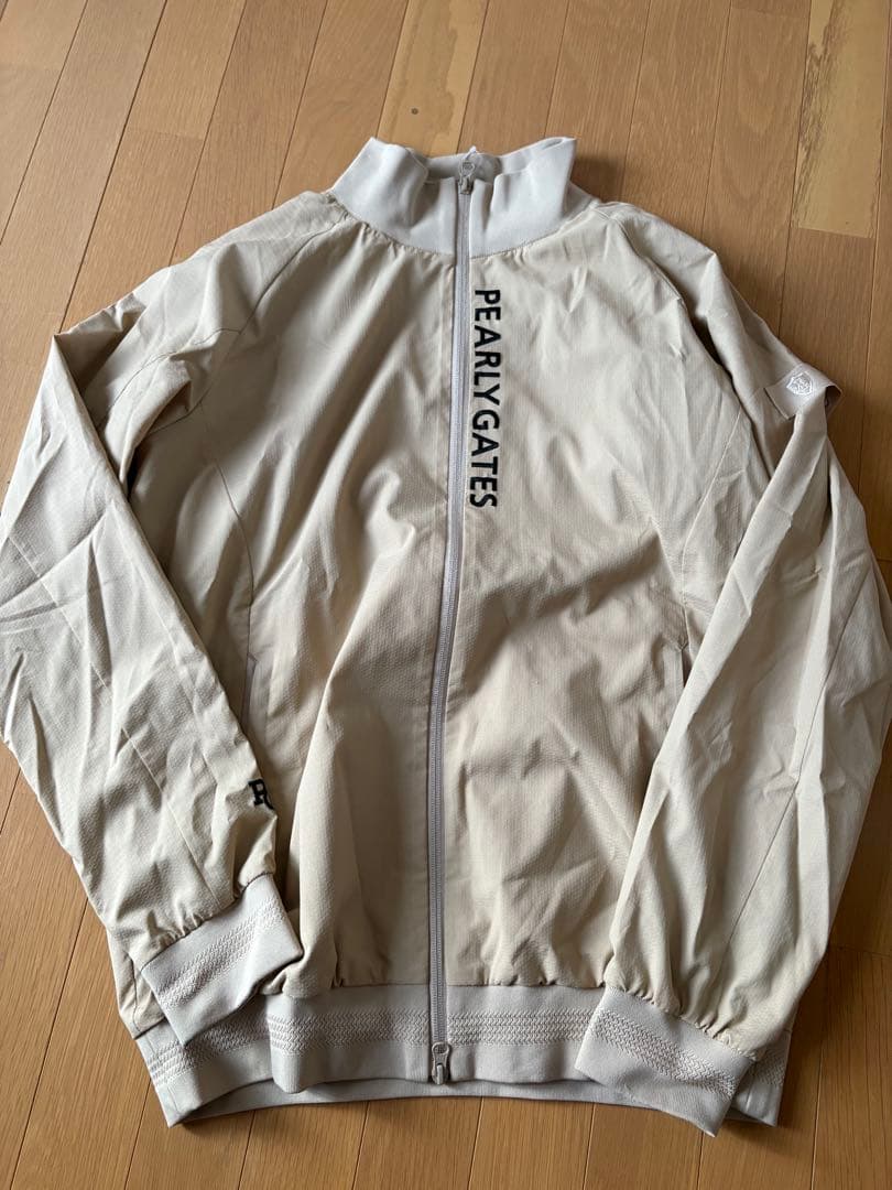 PEARYGATES ベージュ フルジップジャケット