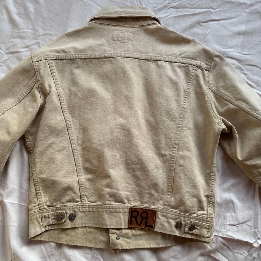 【90s】USA製 RRL 101-J タイプ ホワイト トラッカージャケット