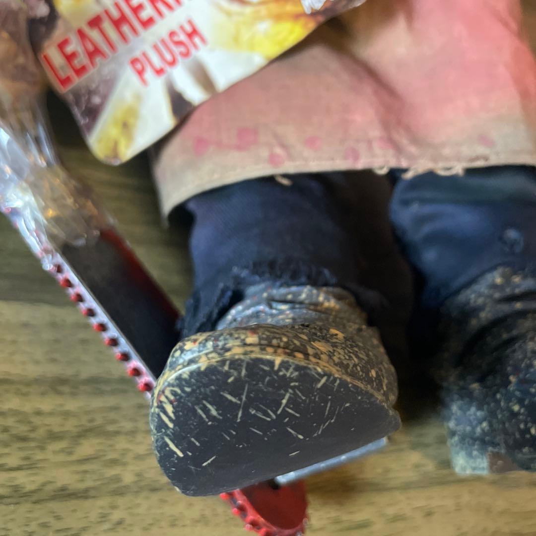 ラスト1体袋入未使用メズコテキサスチェンソーレザーフェイス人形パペットホラー