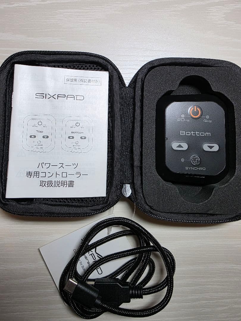 シックスパッド パワースーツ ボトム コン トローラーブラックSE-APOOA