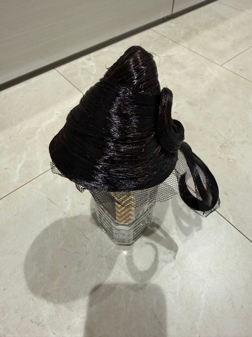 多美咲風/シニヨン黒★社交ダンス　ヘアーオーナメント