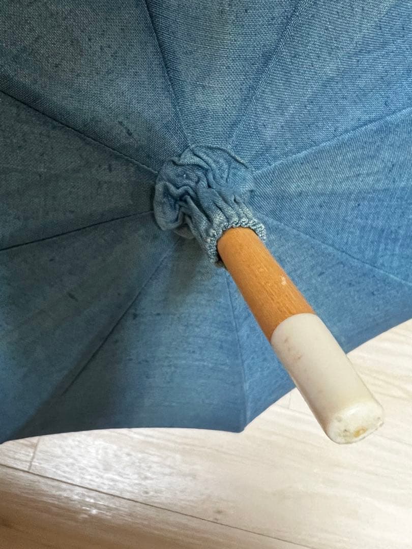 藍染　日傘　ハンドメイド