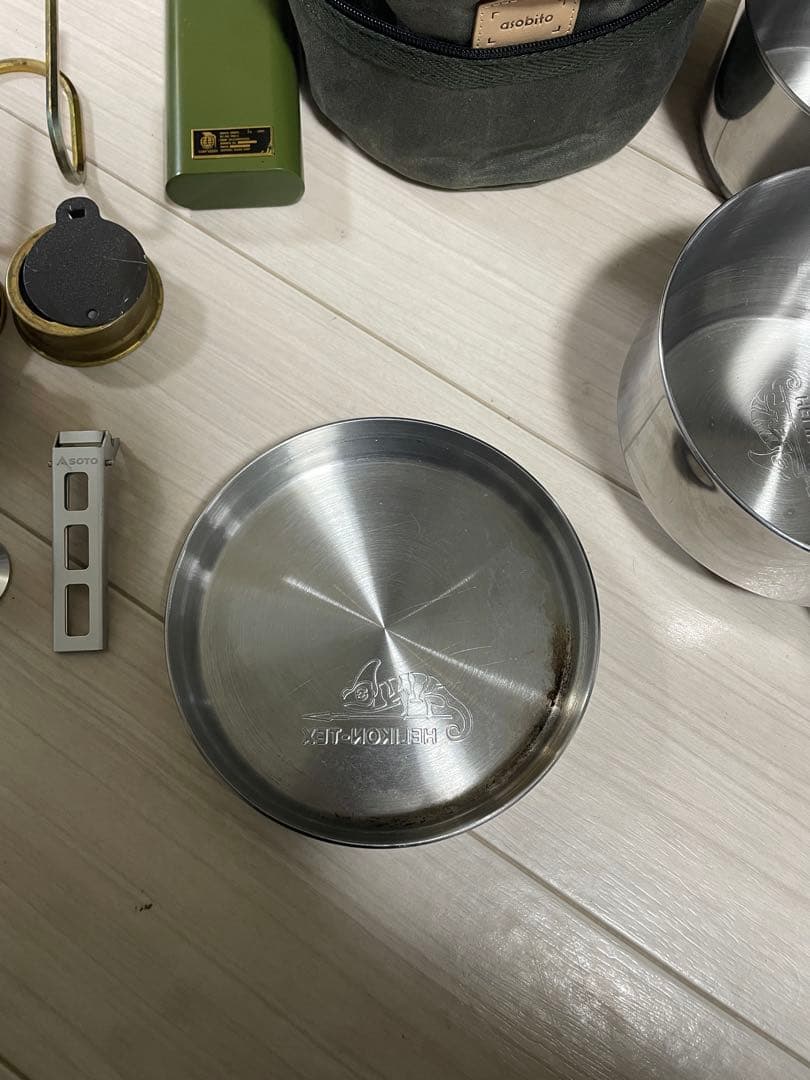 helikontex チェコ軍メスキットクッカーセット　asobitoケース付き