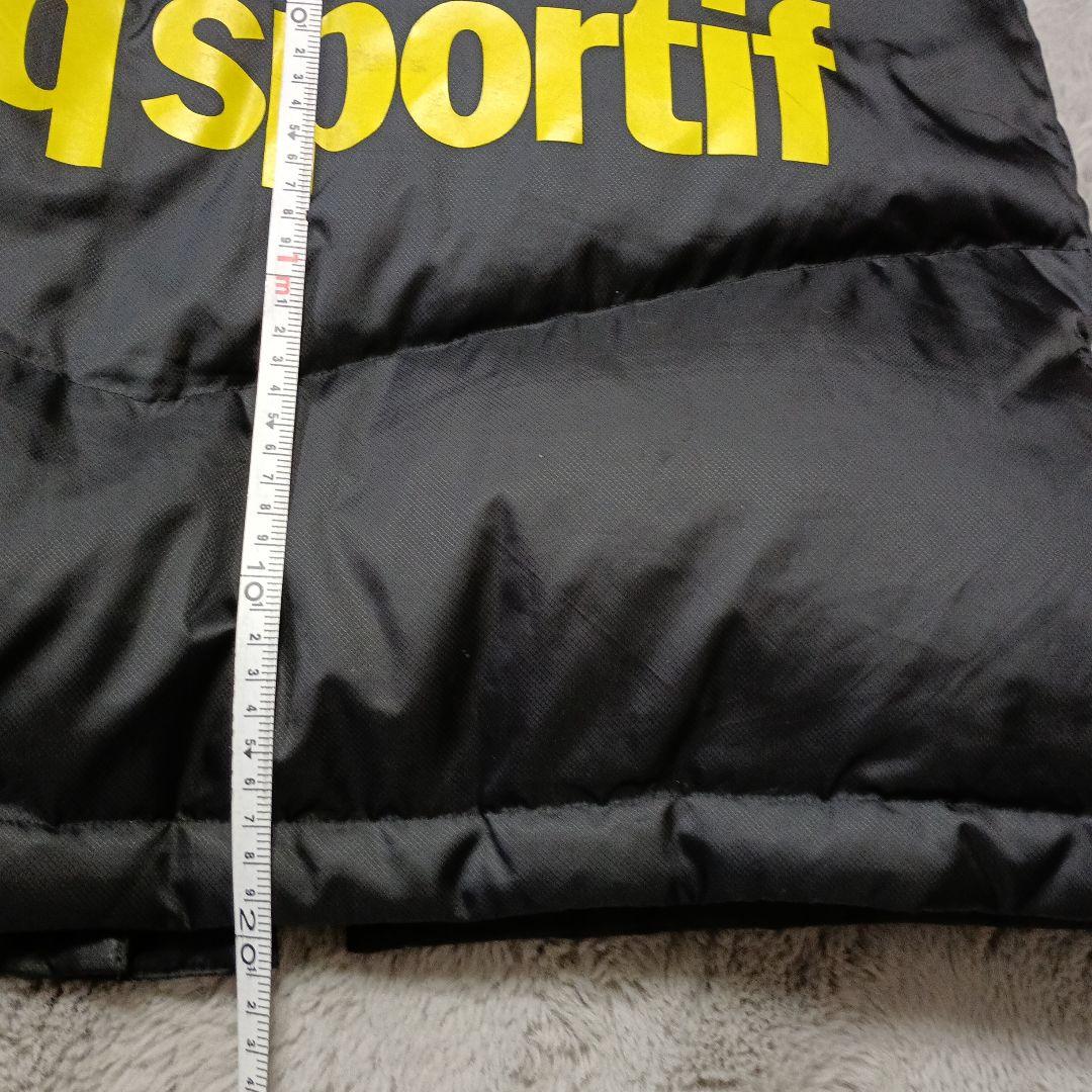 le coq sportit ロングダウンジャケット ブラック/イエロー