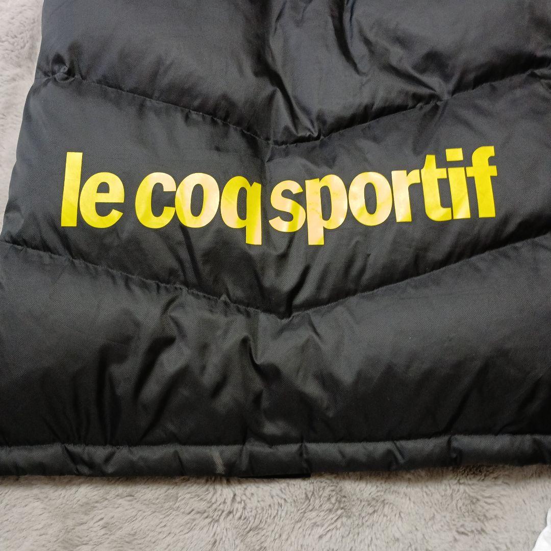 le coq sportit ロングダウンジャケット ブラック/イエロー