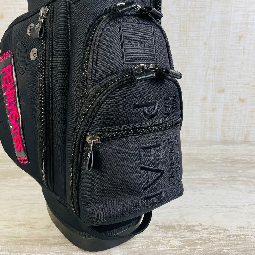 【廃盤品】PEARLY GATES ペイントロゴ　スタンドキャディバッグ