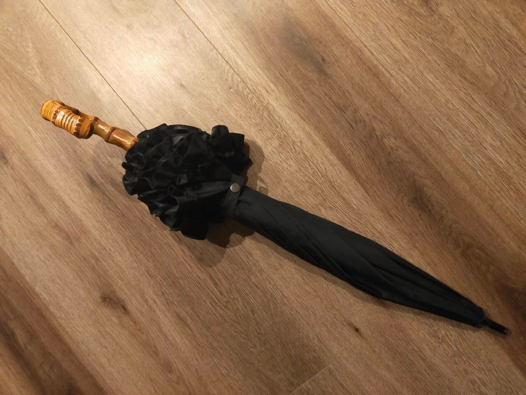 芦屋ロサブラン　日傘　ブラック