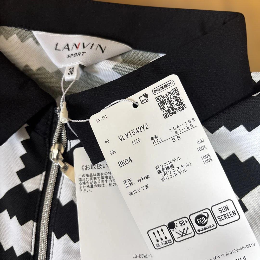 新品　ランバンスポーツ　LANVIN ポロシャツ　レディース　38 ゴルフにも