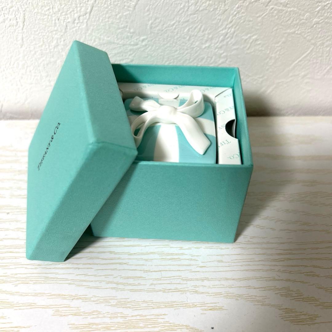 【稀少品未使用】ティファニー ミニブルーボウボックス