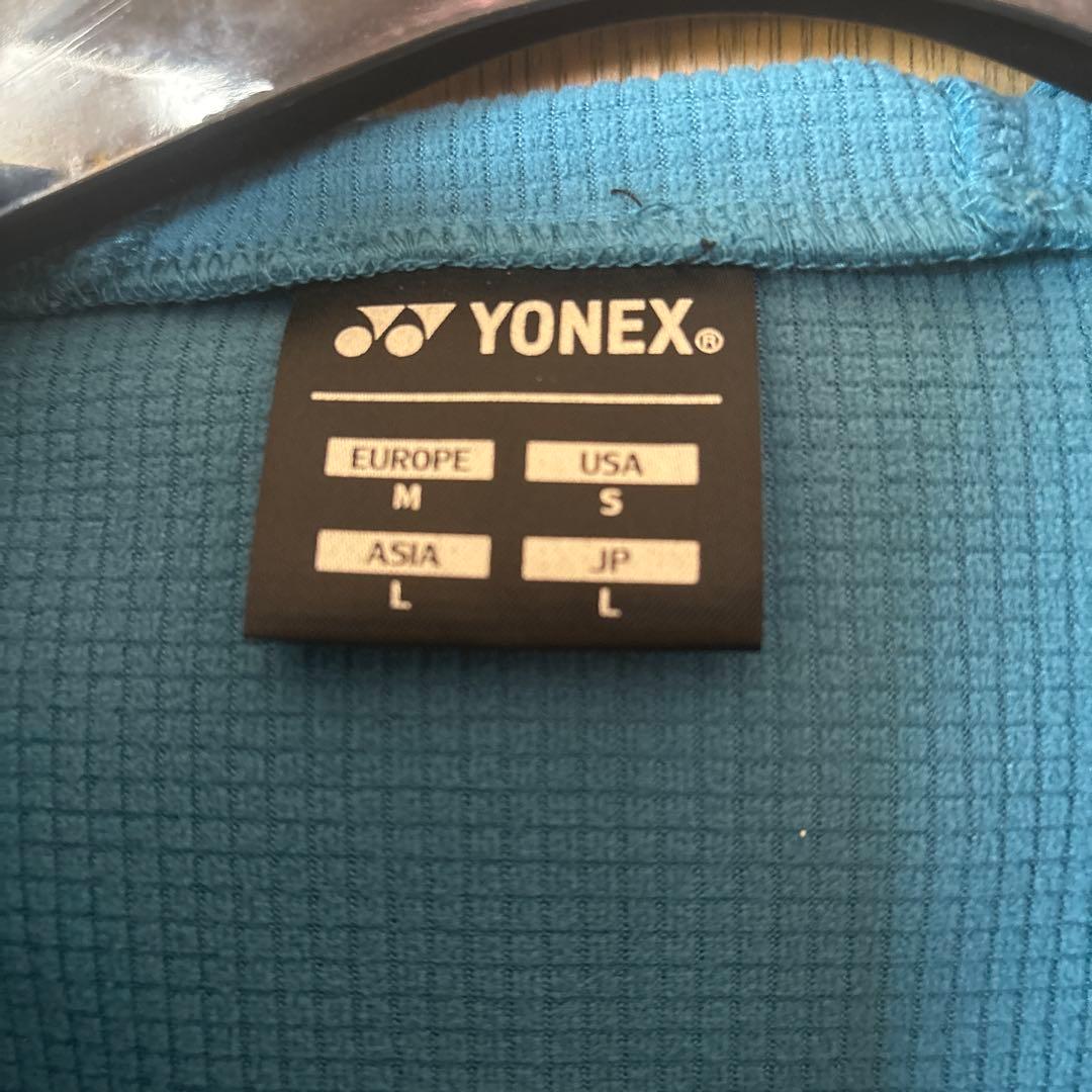 ヨネックス　パーカー　ブルー　L