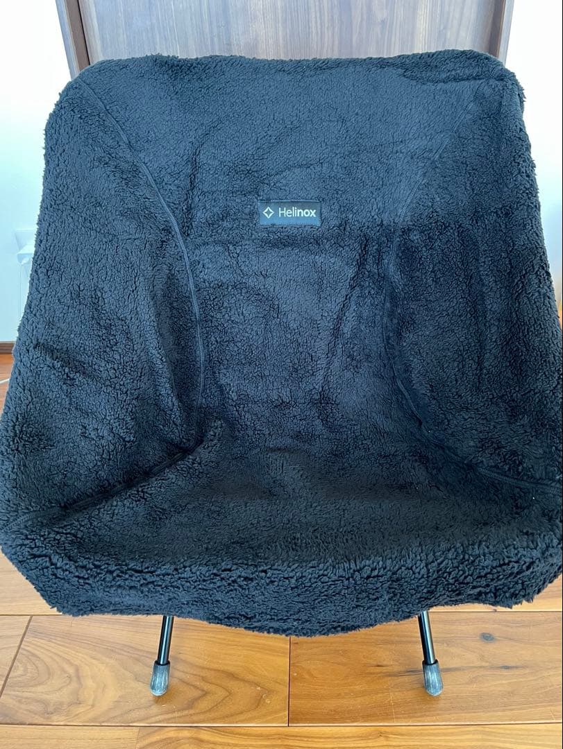 Helinox タクティカルチェア　コヨーテ　フリースシートウォーマー ブラック