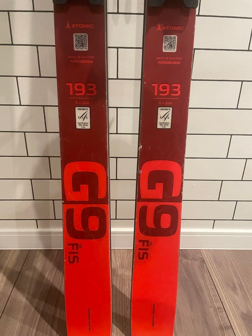 ATOMIC G9 FIS スキー 193cm ビンディング付き
