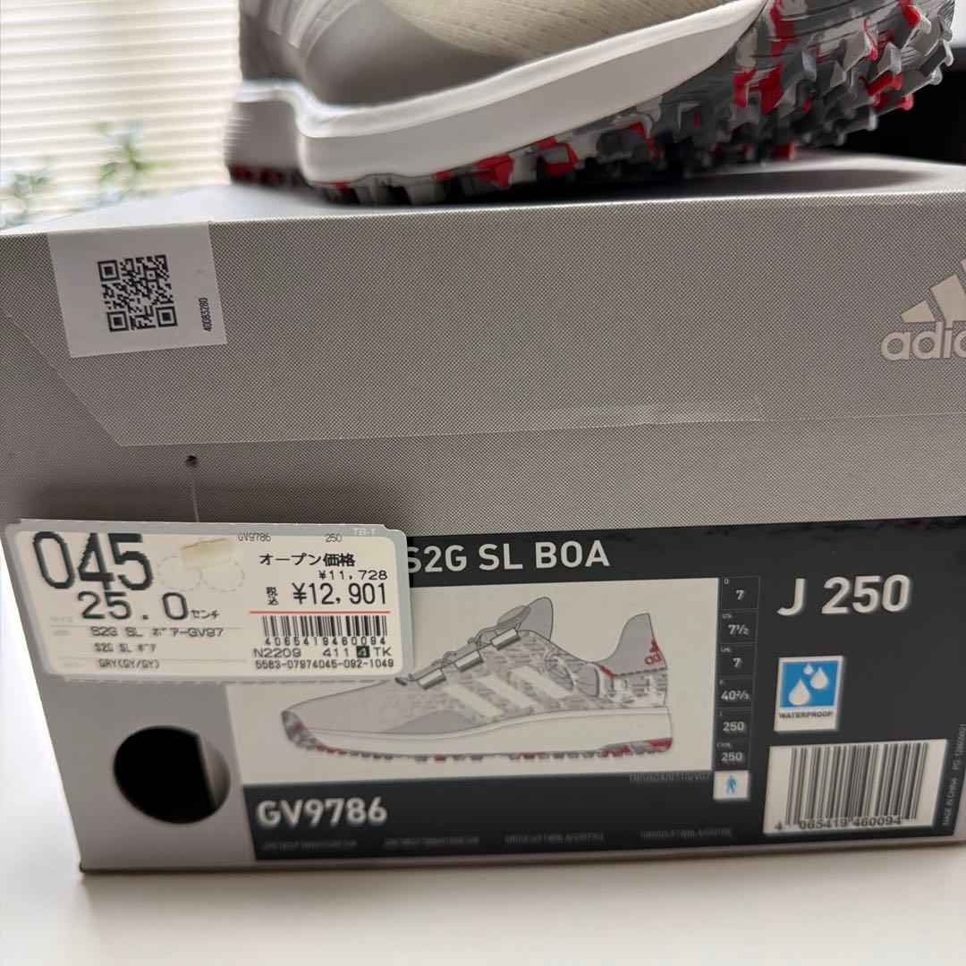 adidas ゴルフシューズ GV9786 25.0cm