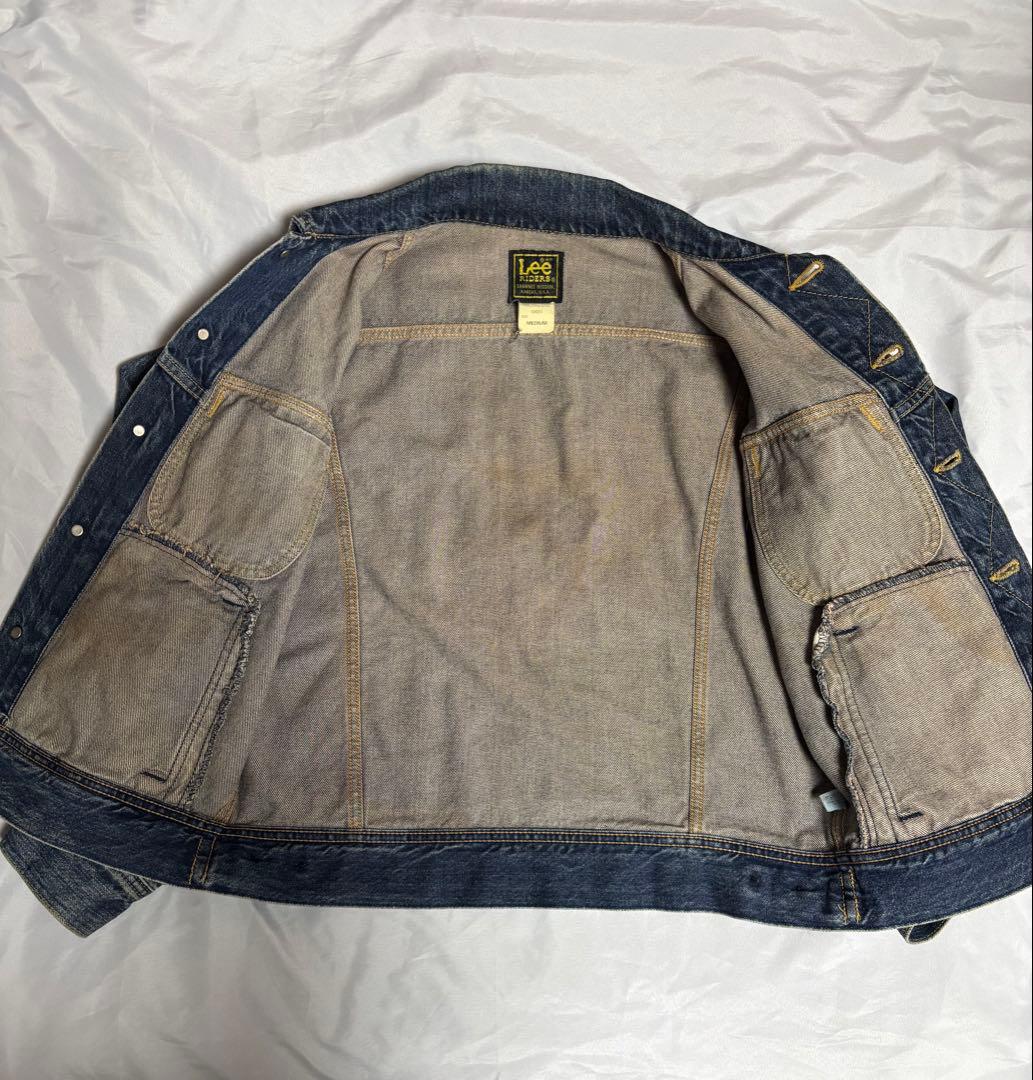 【古着】日本製 復刻モデルLee RIDERS 220 デニムジャケット M
