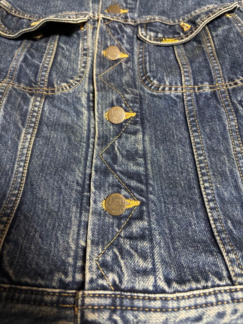 【古着】日本製 復刻モデルLee RIDERS 220 デニムジャケット M