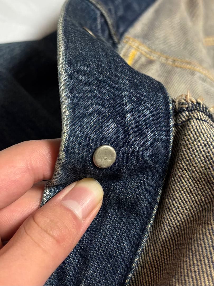 【古着】日本製 復刻モデルLee RIDERS 220 デニムジャケット M