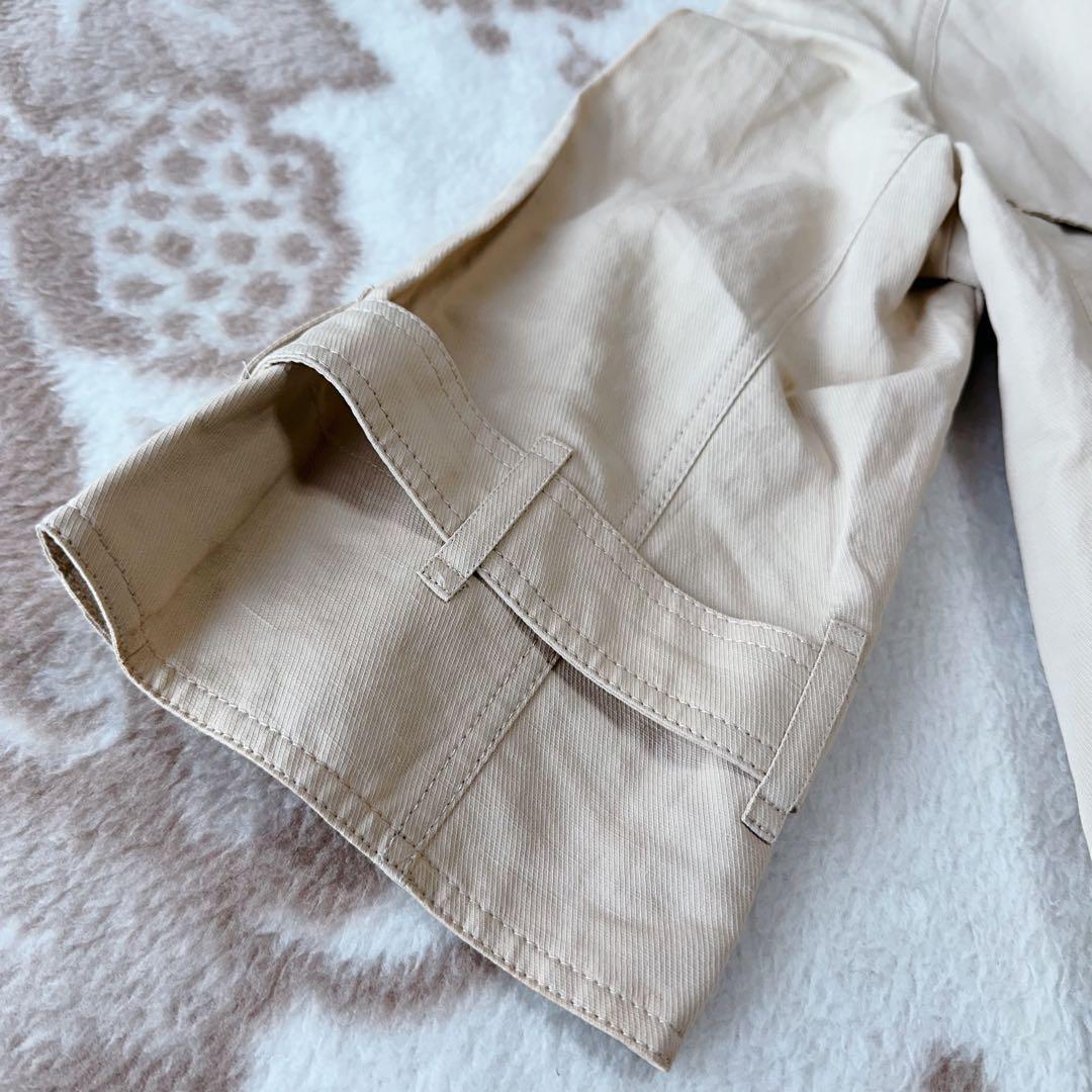 バーバリーロンドン ショート ジャケット ノバチェック トレンチ ケープ 38