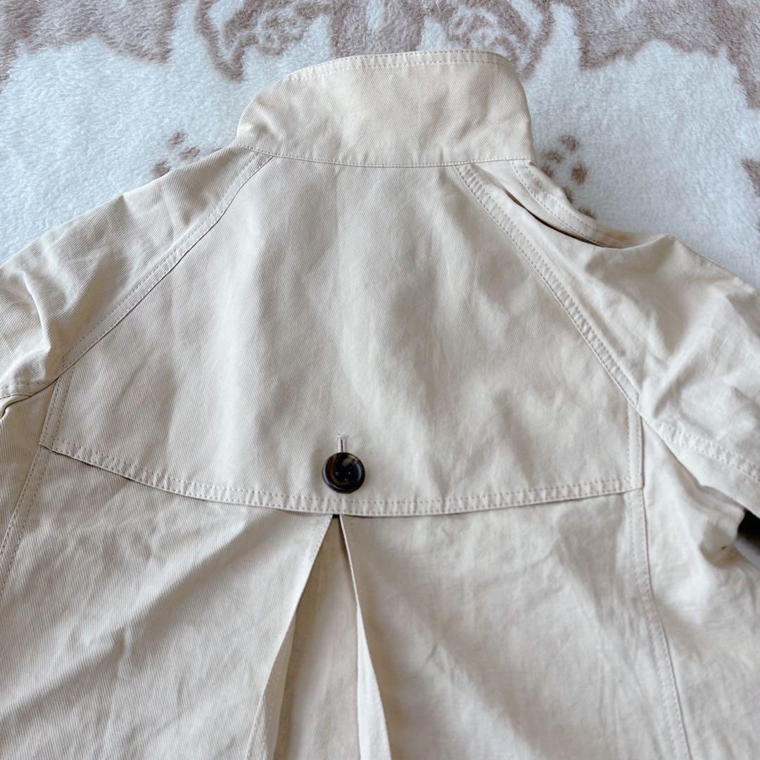 バーバリーロンドン ショート ジャケット ノバチェック トレンチ ケープ 38