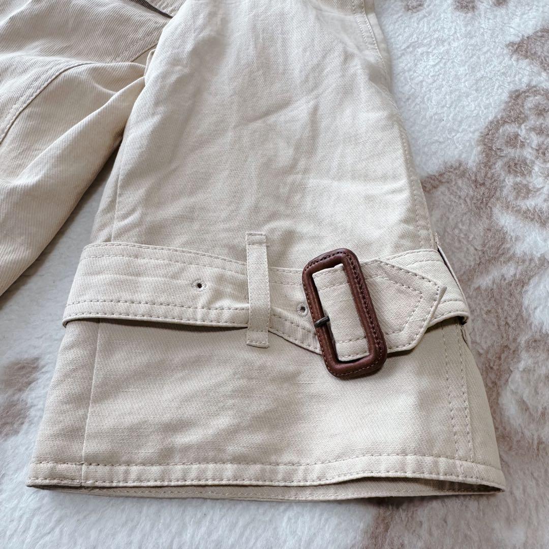 バーバリーロンドン ショート ジャケット ノバチェック トレンチ ケープ 38