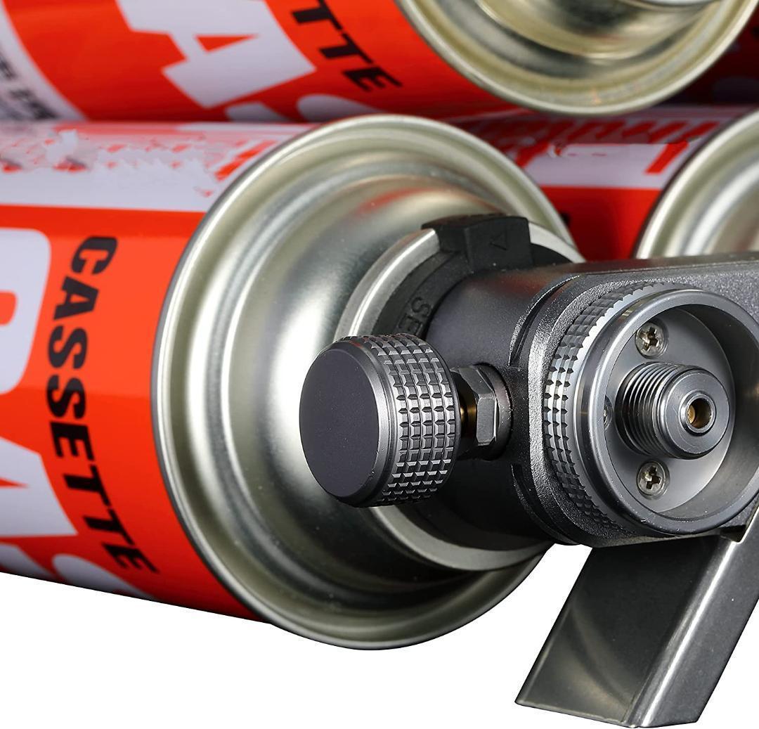 CB缶 ガスユニット 4本連結式 ガスステーション スリム型 ホース付き