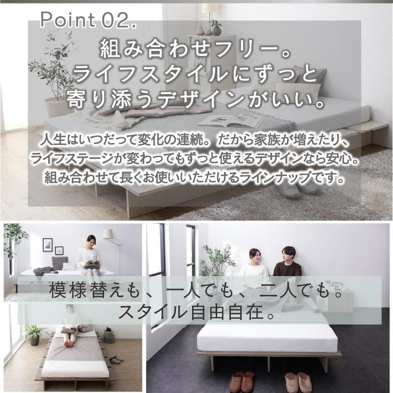 【最安値】ダブルベッド 頑丈 すのこベッド ベッドフレーム単品 新品送料込