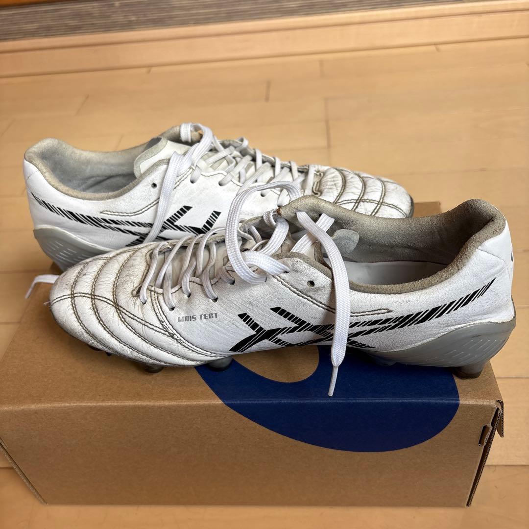 【程度良好】アシックス　スパイク　エックスフライ5 25.5㌢　X-FLY 白