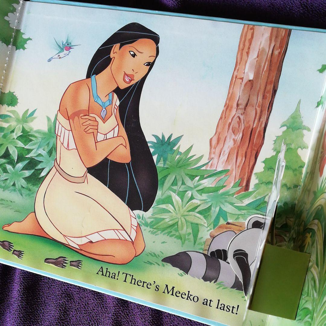 Pocahontas LookingforMeeko　ポカホンタス　仕掛け絵本