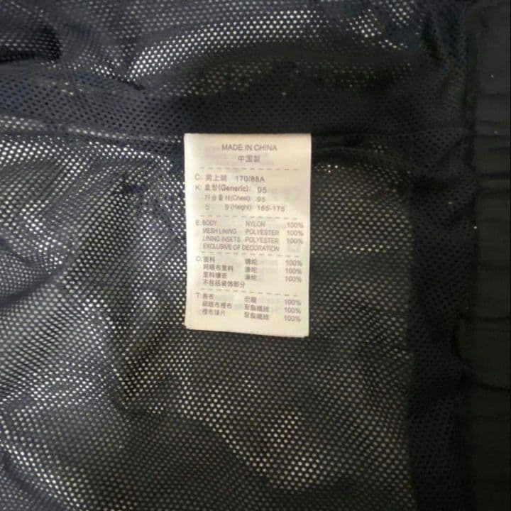 ♯919 NIKE GOLFナイキゴルフ2way ナイロン ジャケットブラックM