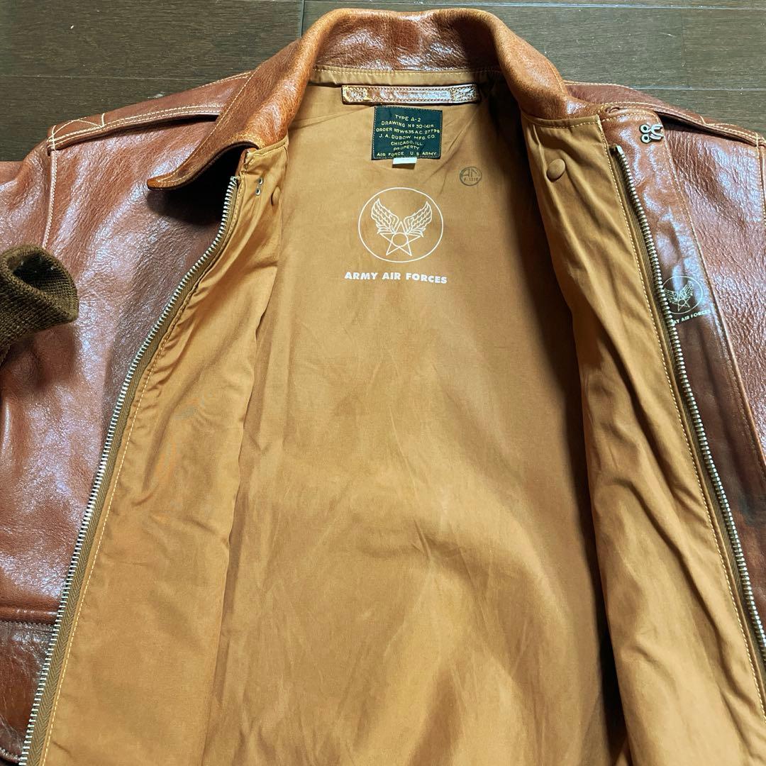 チ*ー様 J.A.DUBOW★復刻ホースハイドレザージャケット★TYPE A-2