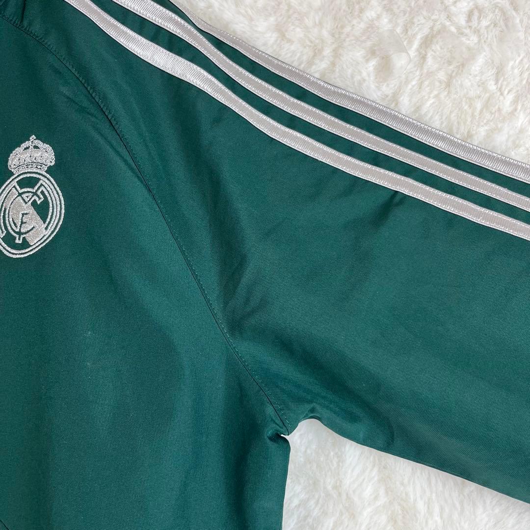 【美品】adidas レアル マドリード トラックジャケット グリーン 160