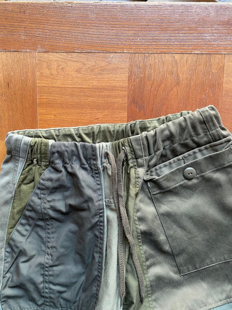 Johnbull Private labo ミリタリーパッチワークパンツ