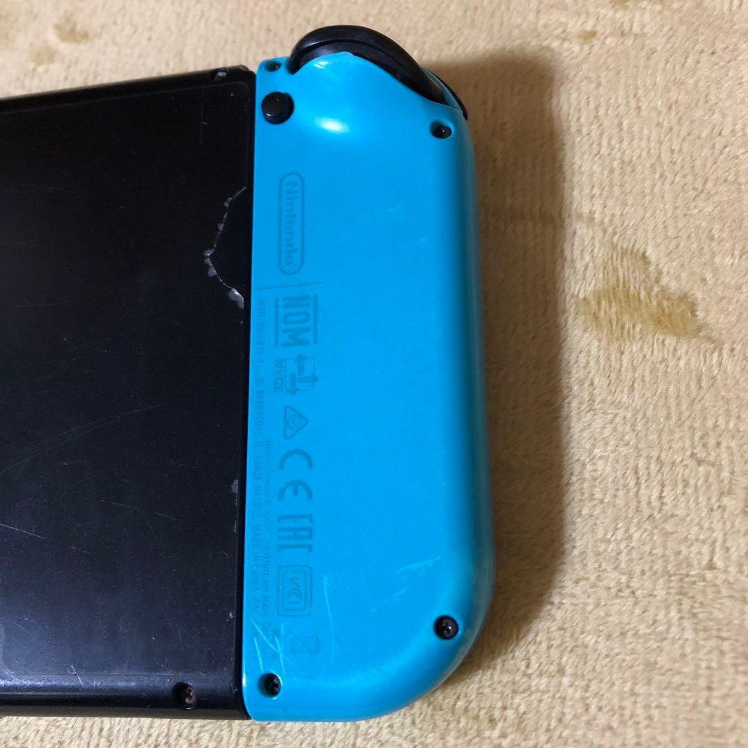 【ジャンク品】Nintendo Switch 本体 青のジョイコン